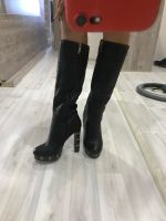 Лот: 10543904. Фото: 2. Зимние сапоги черные. Женская обувь
