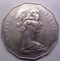 Лот: 1561295. Фото: 2. Австралия. 50 цент 1977г. 25 лет... Монеты
