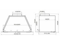 Лот: 24699336. Фото: 3. Вытяжка встраиваемая Elikor Flat... Бытовая техника