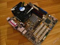 Лот: 1629224. Фото: 3. Материнская плата ASUS P4GE-MX... Компьютеры, оргтехника, канцтовары