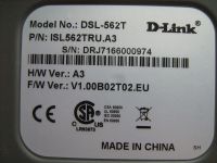Лот: 3024244. Фото: 2. D-Link ADSL Router DSL-562T. Сетевые устройства