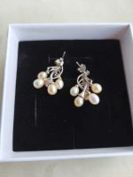 Лот: 25429798. Фото: 2. Серьги из серебра с жемчугом 925. Ювелирные изделия, бижутерия, часы