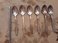 Лот: 11670812. Фото: 2. Ложки столовые мельхиор полный... Антиквариат