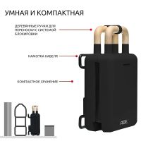 Лот: 24959107. Фото: 6. Вафельница 2-в-1 ADE black