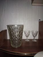 Лот: 16104173. Фото: 5. Винтажная ваза из толстого стекла...