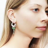 Лот: 5930829. Фото: 5. Серьги оригинального дизайна с...