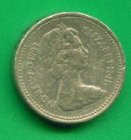 Лот: 8892036. Фото: 2. Великобритания 1 фунт 1983 (1983... Монеты