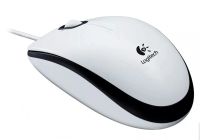 Лот: 9224770. Фото: 2. Проводная мышь Logitech M100 белая. Периферия