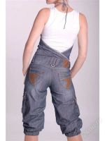 Лот: 1666132. Фото: 2. Новый Джинсовый Комбинезон. Размер... Женская одежда