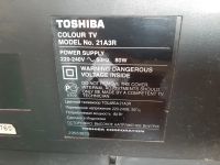 Лот: 19833120. Фото: 3. Телевизор Toshiba 21A3R б/у. Бытовая техника