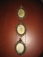 Лот: 10514220. Фото: 2. Старинная подвеска из трёх рисунков... Предметы интерьера