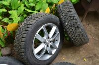 Лот: 6174295. Фото: 2. Зимние шины Мишлен (Michelin... Шины, Диски