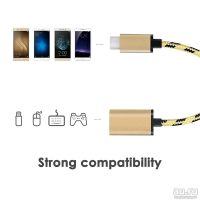 Лот: 13795849. Фото: 3. USB C к USB OTG USB кабель 3,1... Смартфоны, связь, навигация