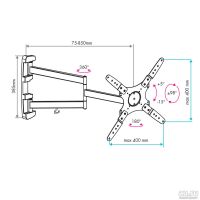 Лот: 13482092. Фото: 2. Кронштейн для LCD/LED тв 32"-55... Аксессуары