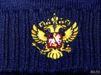 Лот: 13424006. Фото: 3. Шапка Россия, Синий. Одежда, обувь, галантерея