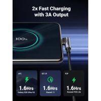 Лот: 21574295. Фото: 3. Кабель угловой UGREEN Right Angle... Компьютеры, оргтехника, канцтовары