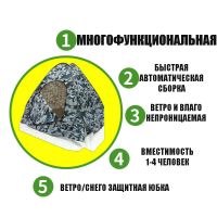 Лот: 21005774. Фото: 3. Зимняя палатка Палатка для рыбалки... Туризм, охота, рыбалка, самооборона