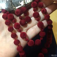Лот: 12800857. Фото: 2. Гарнитур.( Бархат.) Серьги+Браслет... Ювелирные изделия, бижутерия, часы