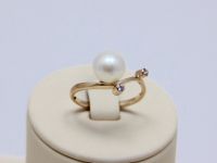 Лот: 14457767. Фото: 3. ЗОЛОТОЕ КОЛЬЦО С ЖЕМЧУГОМ 2,76... Красноярск