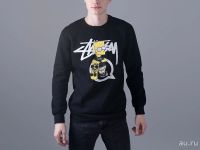 Лот: 12698358. Фото: 3. Свитшот Stussy (12441) Размер... Одежда, обувь, галантерея