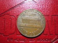 Лот: 1672396. Фото: 2. Монета 1цент США 1973г. Монеты