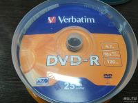 Лот: 10747270. Фото: 2. Оптический диск DVD-R Verbatim... Носители информации