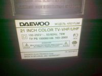 Лот: 10414002. Фото: 4. Телевизор daewoo 51 см. неисправен... Красноярск