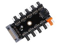 Лот: 16300280. Фото: 2. hub fans 10 4pin SATA. Комплектующие