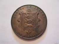 Лот: 9639939. Фото: 2. 1\13 шиллинга ( пенни ) 1861 год... Монеты