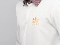Лот: 21377918. Фото: 3. Рубашка Gucci x Adidas. Одежда, обувь, галантерея