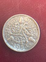 Лот: 19111440. Фото: 2. Великобритания 3 пенса, 1934 серебро. Монеты