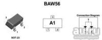 Лот: 9032052. Фото: 4. BAW56 2*0.2A/70V SOT23 (A1) 2...