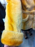 Лот: 3123844. Фото: 6. шуба из меха стриженного хорька...