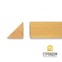 Лот: 12240799. Фото: 2. Плинтус деревянный угловой, треугольный... Отделочные материалы