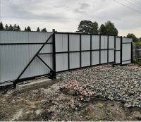 Лот: 18630374. Фото: 5. Забор, Ворота - откатные, распашные...