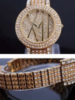 Лот: 3119153. Фото: 3. Красивые женские часы, усыпанные...