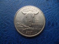 Лот: 11299360. Фото: 2. 25 центов 2007 года Штат Монтана... Монеты