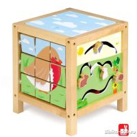 Лот: 17880379. Фото: 2. Развивающий игровой куб Janod... Игрушки
