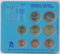 Лот: 10011727. Фото: 2. Испания 2001 официальный набор... Монеты