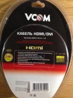 Лот: 7624835. Фото: 2. Кабель HDMI - DVI-D 1.8 м VCOM. Комплектующие