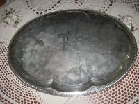 Лот: 7324443. Фото: 3. Поднос винтажный металл овальный... Домашний быт