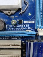 Лот: 24864706. Фото: 2. Мат. плата Gigabyte/GA-H55M-S2H... Комплектующие