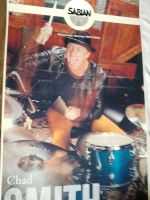 Лот: 20530065. Фото: 2. Плакат Chad smith red hot chili... Музыкальные инструменты