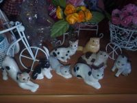 Лот: 14355449. Фото: 2. Коллекция фарфоровых фигурок кошек... Сувениры