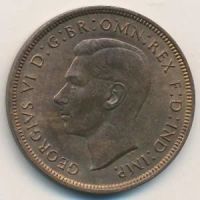 Лот: 9801848. Фото: 2. Великобритания 1 пенни 1940 год... Монеты
