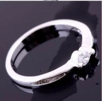 Лот: 3703852. Фото: 2. кольцо 16 размер Белое золото... Ювелирные изделия, бижутерия, часы