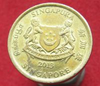 Лот: 15280316. Фото: 2. Сингапур 5 центов, 2013г. Монеты