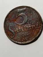 Лот: 25192808. Фото: 4. 5 сантимов 1922 г. Латвия. Герб... Красноярск