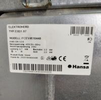 Лот: 25725231. Фото: 3. Плита электрическая Hansa fcew... Бытовая техника