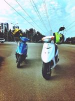 Лот: 7701342. Фото: 3. Yamaha Jog ZR Evolution. Авто, мото, водный транспорт